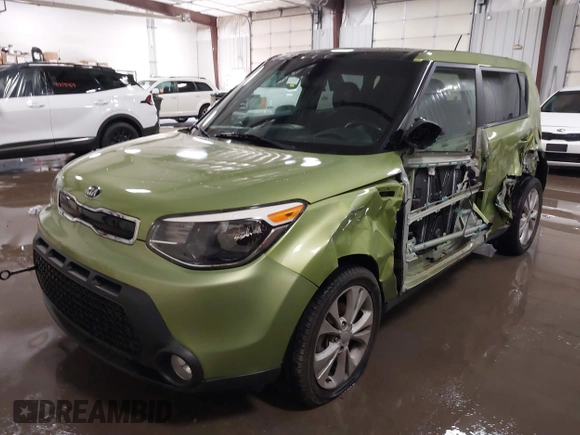 2015 Kia Soul + with VIN KNDJP3A57F7774967, listed as a IAAI auction lot 41376725 with 71,284 mi miles. Bid and sale history available at carsss.com. Image 18.