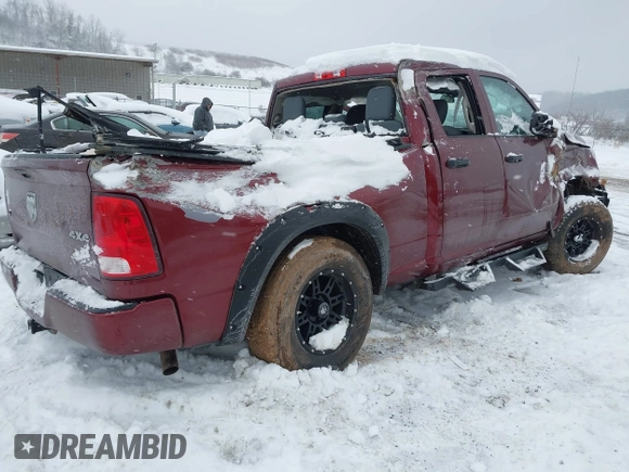 2017 Ram 1500 Express with VIN 1C6RR7FG4HS534667, listed as a IAAI auction lot 41262918 with 47,374 mi miles and . Bid and sale history available at carsss.com. Image 4.