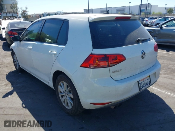 2016 Volkswagen Golf TSI S z VIN 3VW217AU3GM038701, wystawiony jako IAAI lot #42021568 z przebiegiem Nie podano mil oraz . Historia ofert i sprzedaży dostępna na DreamBid. Obrazek 3.