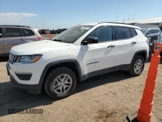 2017 Jeep Compass Sport с VIN 3C4NJDAB3HT667346, выставлен на аукционе Copart как лот 59981975 с пробегом 133 555 миль миль и Списание • Salvage title. История ставок и продаж доступна на DreamBid. Изображение 1.