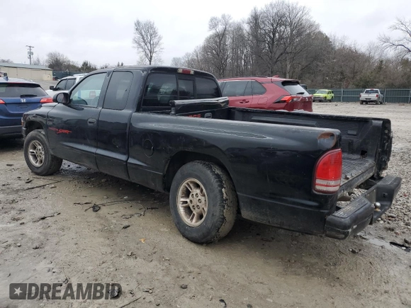 1999 Dodge Dakota SLT with VIN 1B7GL22X0XS275846, listed as a Copart auction lot 42619635 with 176,527 mi miles and Salvage Title. Bid and sale history available at carsss.com. Image 2.