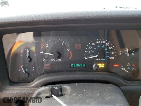 1997 Jeep Cherokee SE with VIN 1J4FJ28S5VL551419, listed as a Copart auction lot 42241185 with 239,699 mi miles and Salvage Title. Bid and sale history available at carsss.com. Image 9.
