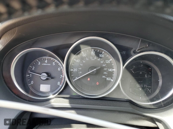 2017 Mazda Mazda6 Touring with VIN JM1GL1V53H1106304, listed as a Copart auction lot 52975405 with 96,914 mi miles and Salvage Title. Bid and sale history available at carsss.com. Image 9.