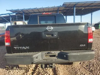 2015 Nissan Titan S with VIN 1N6AA0EJ3FN506112, listed as a Copart auction lot 43260445 with 146,523 mi miles and Salvage Title. Bid and sale history available at carsss.com. Image 6.