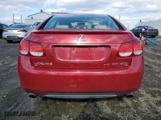 2006 Lexus GS 300 with VIN JTHCH96S060016337, listed as a Copart auction lot 42965415 with 135,563 mi miles and Salvage Title. Bid and sale history available at carsss.com. Image 6.