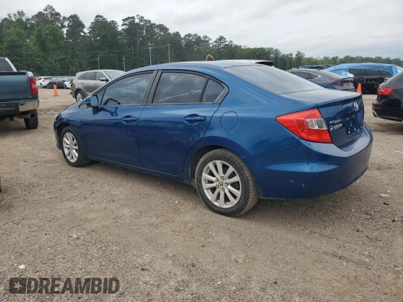 2012 Honda Civic EX with VIN 2HGFB2F87CH546602, listed as a Copart auction lot 56059565 with 164,588 mi miles and Clean Title. Bid and sale history available at DreamBid. Image 2.