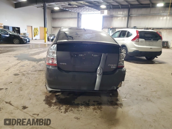 2008 Toyota Prius with VIN JTDKB20U083405982, listed as a Copart auction lot 53852895 with Not provided miles and Salvage title. Bid and sale history available at DreamBid. Image 6.
