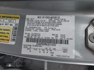 2020 Ford Fusion Titanium with VIN 3FA6P0D98LR115437, listed as a IAAI auction lot 42331052 with 127,346 mi miles and . Bid and sale history available at DreamBid. Image 9.