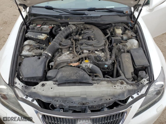 2012 Lexus IS 350 with VIN JTHBE5C26C5030856, listed as a Copart auction lot 42495955 with 129,950 mi miles and Salvage Title. Bid and sale history available at carsss.com. Image 12.