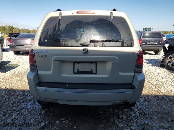 2006 Mercury Mariner Luxury with VIN 4M2YU56186DJ05904, listed as a Copart auction lot 73395834 with 59,806 mi miles and Clean Title. Bid and sale history available at carsss.com. Image 6.