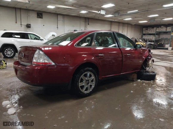 2008 Mercury Sable Premier with VIN 1MEHM42W08G608456, listed as a IAAI auction lot 41601619 with 137,936 mi miles. Bid and sale history available at carsss.com. Image 4.
