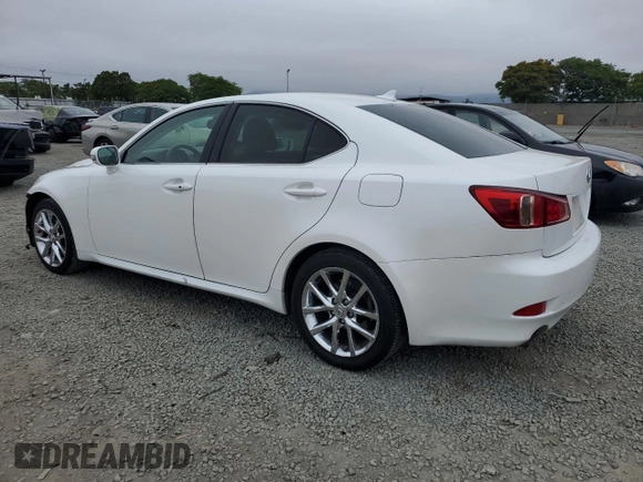 2012 Lexus IS 250 with VIN JTHBF5C20C5160046, listed as a Copart auction lot 59805455 with 90,274 mi miles and Salvage title. Bid and sale history available at DreamBid. Image 2.