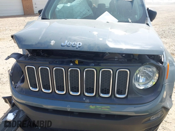 2018 Jeep Renegade Sport with VIN ZACCJBAB1JPJ57230, listed as a IAAI auction lot 42083023 with 87,355 mi miles and . Bid and sale history available at DreamBid. Image 6.