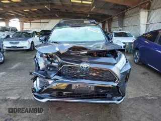 2021 Toyota RAV4 Prime XSE with VIN JTMEB3FV9MD071684, listed as a Copart auction lot 43974185 with 0 mi miles and Salvage Title. Bid and sale history available at carsss.com. Image 5.