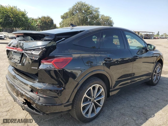 2022 Audi Q4 e-tron Sportback Premium Plus with VIN WA132BFZ2NP016525, listed as a Copart auction lot 71001834 with 12,179 mi miles and Salvage Title. Bid and sale history available at carsss.com. Image 3.