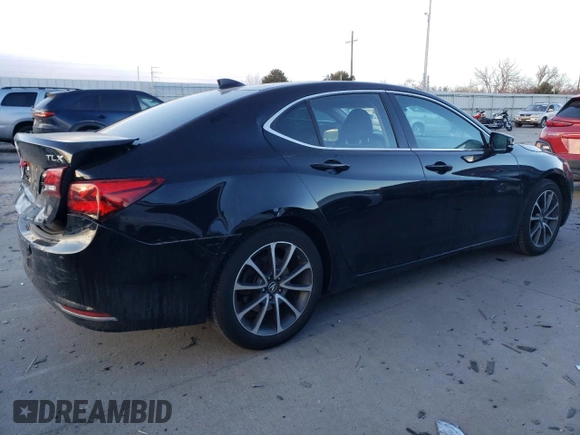 2015 Acura TLX Advance with VIN 19UUB3F70FA006953, listed as a Copart auction lot 85293364 with 92,015 mi miles and Salvage title. Bid and sale history available at DreamBid. Image 3.