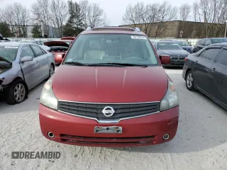 2007 Nissan Quest SE with VIN 5N1BV28U17N143240, listed as a Copart auction lot 86155654 with 162,425 mi miles and Clean Title. Bid and sale history available at carsss.com. Image 5.