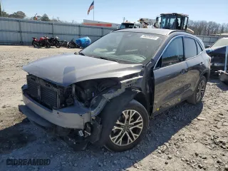 2021 Ford Escape SEL with VIN 1FMCU9H6XMUA64880, listed as a Copart auction lot 46336035 with 76,786 mi miles and Salvage Title. Bid and sale history available at carsss.com. Image 1.