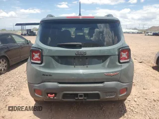 2016 Jeep Renegade Trailhawk with VIN ZACCJBCT6GPD25378, listed as a Copart auction lot 64984875 with 96,325 mi miles and Salvage title. Bid and sale history available at DreamBid. Image 6.