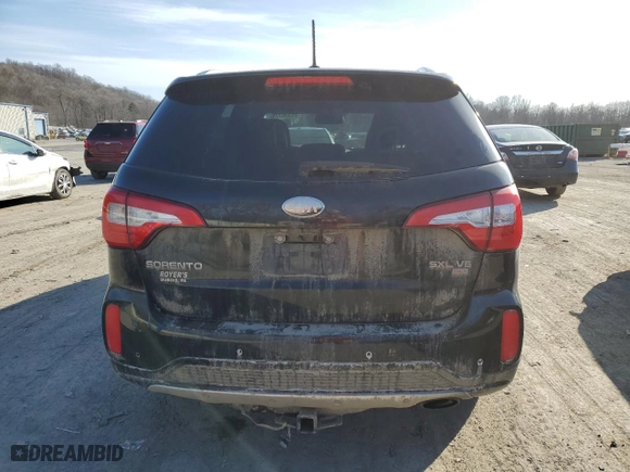 2014 Kia Sorento SX Limited with VIN 5XYKWDA7XEG443591, listed as a Copart auction lot 44330775 with 120,219 mi miles and Salvage Title. Bid and sale history available at carsss.com. Image 6.