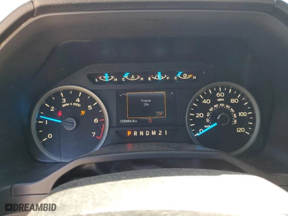 2016 Ford F-150 XLT with VIN 1FTEW1EG0GKD43177, listed as a Copart auction lot 50068195 with 128,565 mi miles and Salvage Title. Bid and sale history available at carsss.com. Image 9.