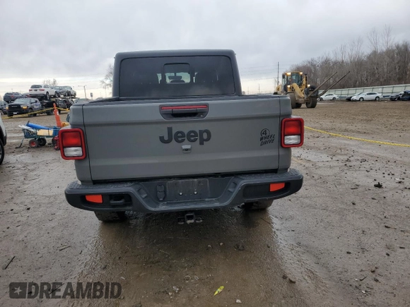 2022 Jeep Gladiator Willys with VIN 1C6HJTAG4NL139090, listed as a Copart auction lot 47030245 with 60,204 mi miles and Salvage title. Bid and sale history available at DreamBid. Image 6.
