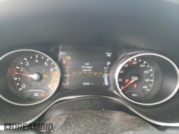 2019 Jeep Compass Limited with VIN 3C4NJCCB3KT676286, listed as a Copart auction lot 57788025 with 83,425 mi miles and Salvage title. Bid and sale history available at DreamBid. Image 9.