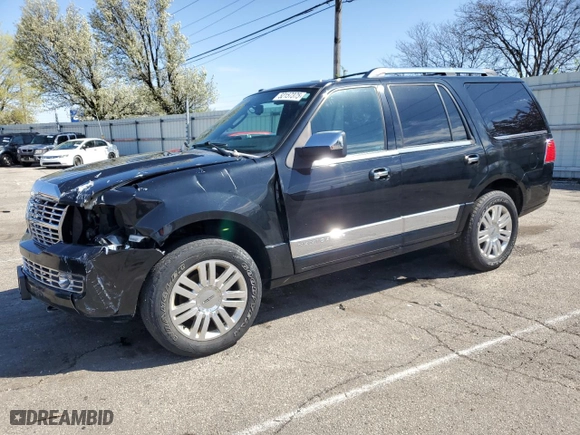 2012 Lincoln Navigator with VIN 5LMJJ2J57CEL00917, listed as a Copart auction lot 52157375 with 170,913 mi miles and Salvage Title. Bid and sale history available at carsss.com. Image 1.