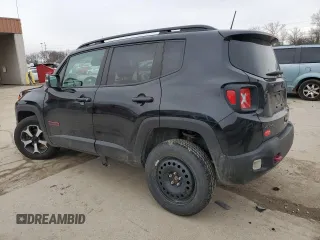 2019 Jeep Renegade Trailhawk z VIN ZACNJBC15KPJ87863, wystawiony jako Copart lot #47967385 z przebiegiem 98 467 mil mil oraz Szkoda całkowita • Salvage title. Historia ofert i sprzedaży dostępna na DreamBid. Obrazek 2.