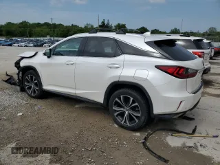 2019 Lexus RX 350 with VIN 2T2BZMCA8KC171500, listed as a Copart auction lot 57032665 with 107,849 mi miles and Salvage title. Bid and sale history available at DreamBid. Image 2.
