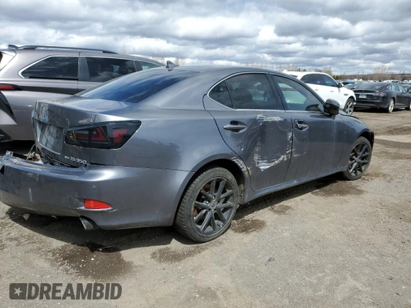 2012 Lexus IS 350 with VIN JTHCE5C23C5002775, listed as a Copart auction lot 48467885 with Not provided miles and Clean title. Bid and sale history available at DreamBid. Image 3.
