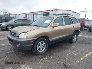 2004 Hyundai Santa Fe GLS with VIN KM8SC13E74U685895, listed as a IAAI auction lot 41813226 with 195,217 mi miles. Bid and sale history available at carsss.com. Image 2.