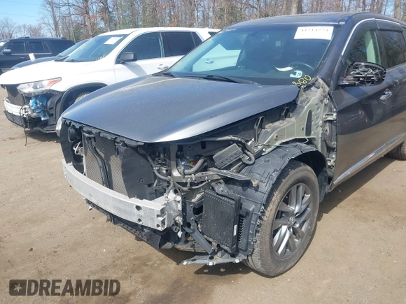 2015 Infiniti QX60 with VIN 5N1AL0MM9FC514957, listed as a IAAI auction lot 41714774 with 77,070 mi miles. Bid and sale history available at carsss.com. Image 6.