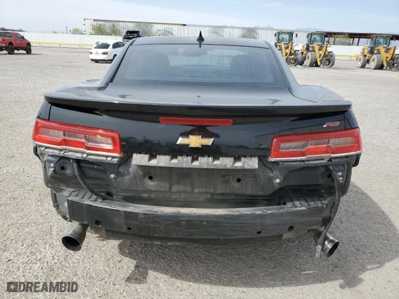 2014 Chevrolet Camaro LT with VIN 2G1FB1E36E9239197, listed as a Copart auction lot 51343375 with 165,539 mi miles and Salvage Title. Bid and sale history available at carsss.com. Image 6.