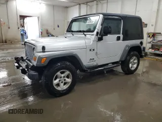 2003 Jeep Wrangler X with VIN 1J4FA39S43P350248, listed as a Copart auction lot 52089395 with 162,524 mi miles and Salvage Title. Bid and sale history available at carsss.com. Image 1.