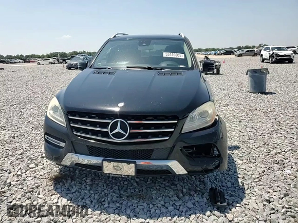 2015 Mercedes-Benz M ML 350 with VIN 4JGDA5HB9FA462301, listed as a Copart auction lot 53440005 with Not Provided miles and Salvage Title. Bid and sale history available at carsss.com. Image 12.