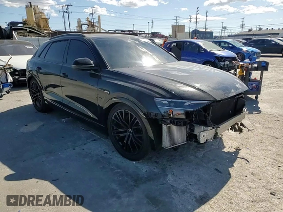 2024 Audi SQ8 Premium Plus with VIN WA1AWBF19RD005714, listed as a Copart auction lot 47320035 with 30,654 mi miles and Salvage Title. Bid and sale history available at DreamBid. Image 11.