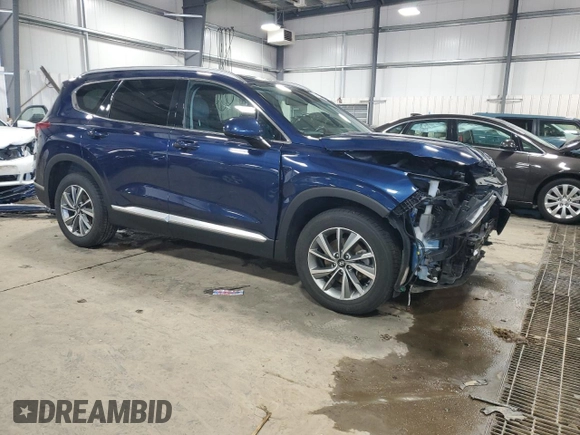 2019 Hyundai Santa Fe SEL z VIN 5NMS3CAD4KH076391, wystawiony jako Copart lot #53185365 z przebiegiem 85 517 mil mil oraz Szkoda całkowita • Salvage title. Historia ofert i sprzedaży dostępna na DreamBid. Obrazek 4.
