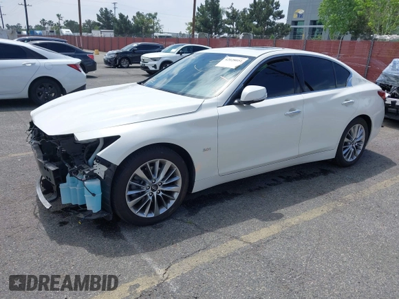 2020 Infiniti Q50 Luxe with VIN JN1EV7AP0LM203773, listed as a IAAI auction lot 42028051 with 46,389 mi miles and . Bid and sale history available at DreamBid. Image 22.