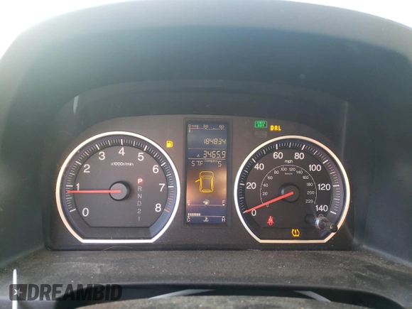 2010 Honda CR-V EX with VIN 5J6RE4H5XAL030634, listed as a Copart auction lot 77531624 with 184,834 mi miles and Salvage Title. Bid and sale history available at carsss.com. Image 9.