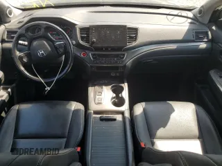 2022 Honda Pilot EX-L with VIN 5FNYF5H54NB014880, listed as a Copart auction lot 50223345 with 34,021 mi miles and Salvage title. Bid and sale history available at DreamBid. Image 8.