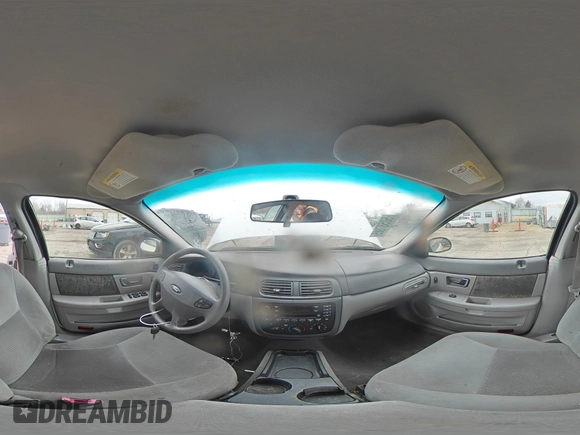 2003 Ford Taurus SES Standard with VIN 1FAFP55U23A123933, listed as a Copart auction lot 50587905 with 191,507 mi miles and Salvage Title. Bid and sale history available at carsss.com. Image 13.