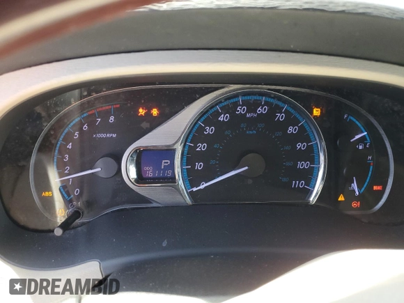 2012 Toyota Sienna XLE AAS z VIN 5TDYK3DC0CS259964, wystawiony jako Copart lot #55964505 z przebiegiem 161 119 mil mil oraz Szkoda całkowita • Salvage title. Historia ofert i sprzedaży dostępna na DreamBid. Obrazek 9.