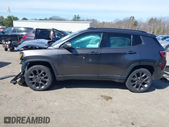 2021 Jeep Compass 80th Anniversary with VIN 3C4NJDEB1MT603763, listed as a IAAI auction lot 42053176 with 62,618 mi miles and . Bid and sale history available at DreamBid. Image 15.