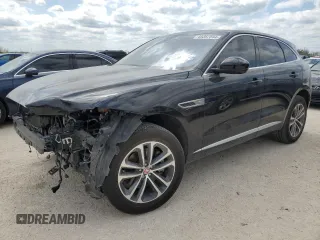 2021 Jaguar F-Pace with VIN SADCK2EX2MA686264, listed as a Copart auction lot 45357844 with 17,230 mi miles and . Bid and sale history available at DreamBid. Image 1.