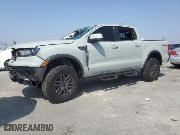 2021 Ford Ranger XL with VIN 1FTER4FH8MLE05656, listed as a Copart auction lot 62221995 with 8,786 mi miles and Salvage title. Bid and sale history available at DreamBid. Image 1.