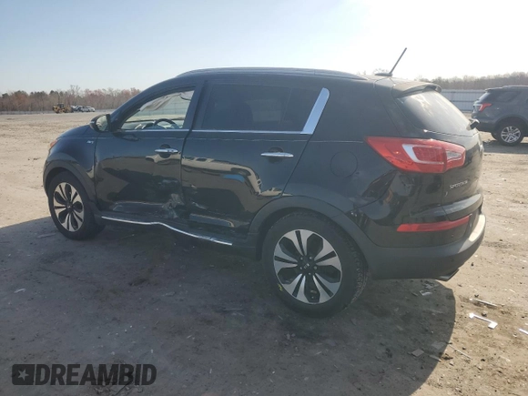 2013 Kia Sportage SX with VIN KNDPCCA66D7446001, listed as a Copart auction lot 50792695 with 95,182 mi miles and Salvage Title. Bid and sale history available at carsss.com. Image 2.