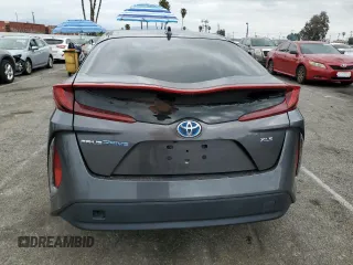 2020 Toyota Prius Prime LE with VIN JTDKARFP8L3143845, listed as a Copart auction lot 51046095 with 121,367 mi miles and Salvage Title. Bid and sale history available at carsss.com. Image 6.