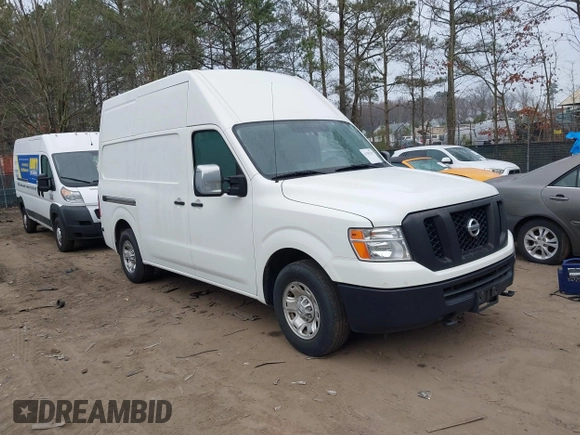 2021 Nissan NV SV with VIN 1N6AF0LY7MN802829, listed as a IAAI auction lot 41781129 with 132,609 mi miles. Bid and sale history available at carsss.com. Image 1.