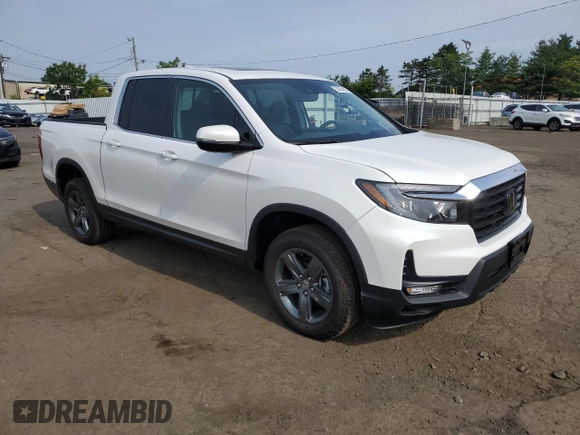 2023 Honda Ridgeline RTL with VIN 5FPYK3F53PB067003, listed as a Copart auction lot 58384895 with 31,983 mi miles and Salvage title. Bid and sale history available at DreamBid. Image 4.